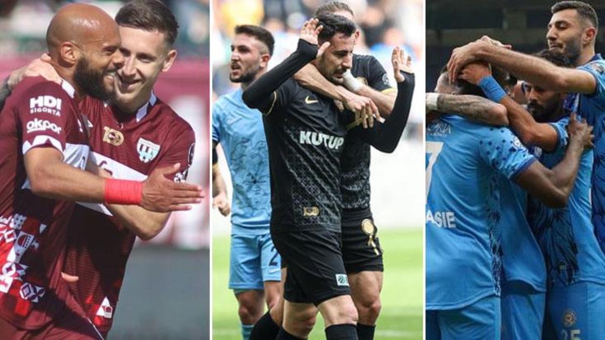 1. Lig’de aynı anda 7 maç oynandı, futbol şöleni yaşandı! Rizespor’dan Süper Lig için dev adım