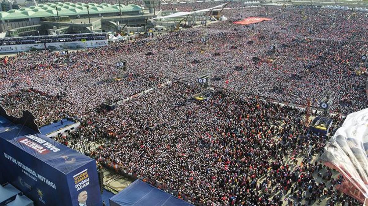 1 milyon 700 bin kişi katıldı! İşte fotoğraflarla AK Parti’nin Büyük İstanbul Mitingi