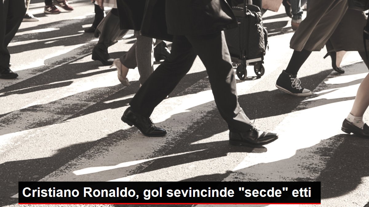 Cristiano Ronaldo, gol sevincinde “secde” etti