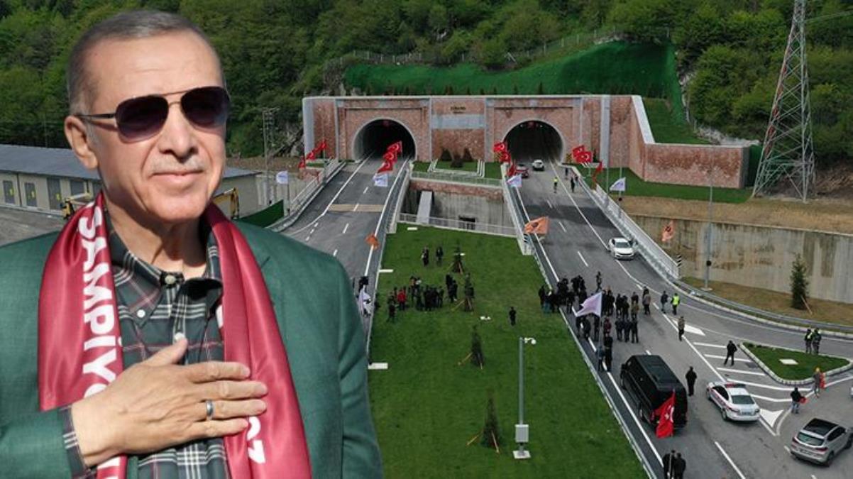 Cumhurbaşkanı Erdoğan’ın katılımıyla Zigana Tüneli açıldı: 1 saatlik yol 30 dakikaya düştü