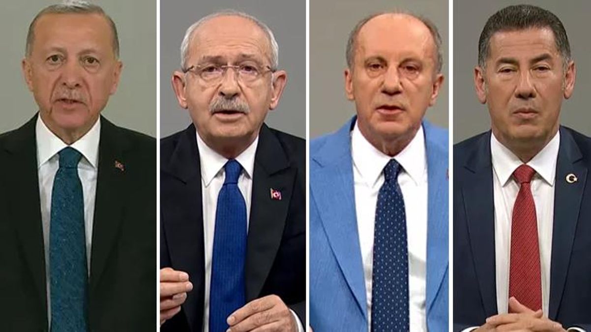 TRT ekranlarında ilk propagandasını yaptılar! İşte cumhurbaşkanı adaylarının mesajları