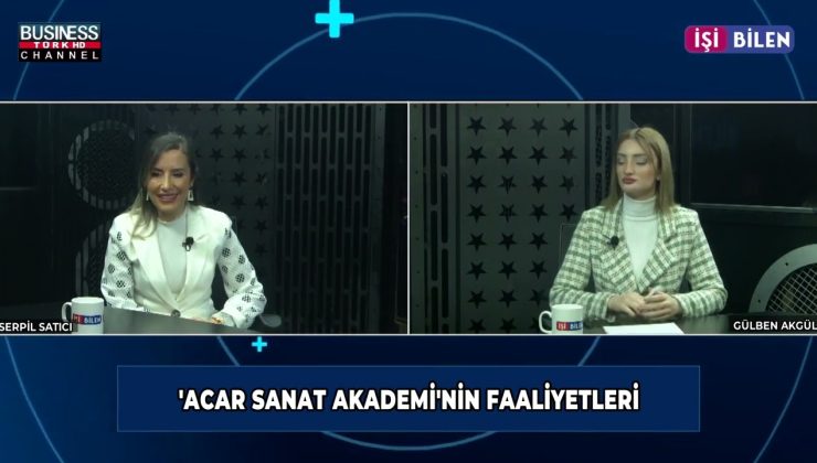 ACAR SANAT AKADEMİSİ KURUCUSU SERPİL SATICI: “SANAT, ÇOCUKLARIMIZA HAYAT BOYU BİR HEDİYE”