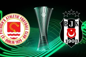 St. Patrick's - Beşiktaş maçında ilk 11'ler belli oldu